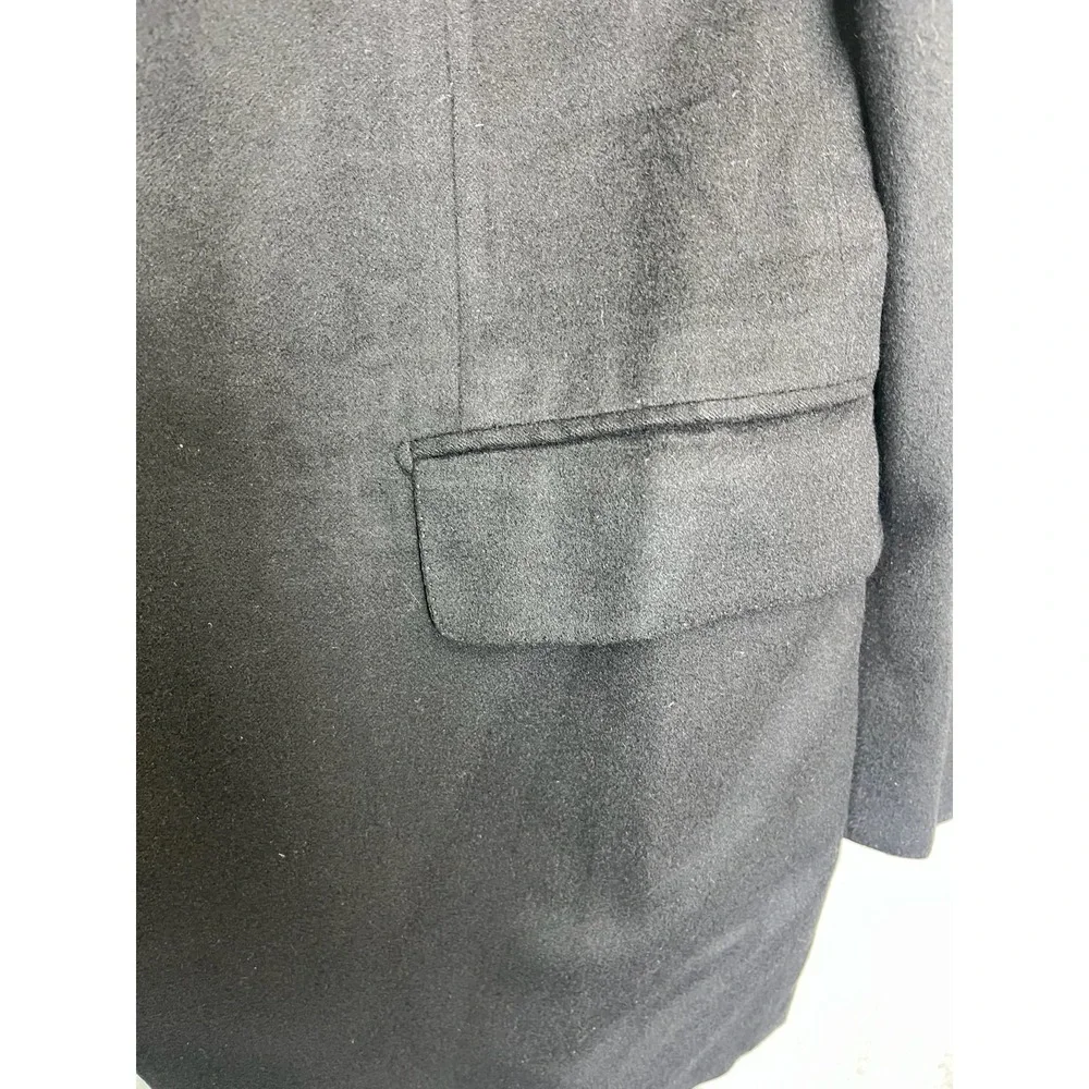 Luciano Barbera Sartoriale 100% Cashmere Blazer BLACK Italy EU52 US‎ 42R